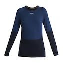 Dámske tričko Icebreaker Merino 200 Sonebula LS Crewe Mid Navy/Royal Navy/Snow/Cb XL