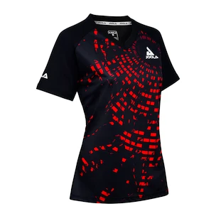 Dámske tričko Joola  Lady Shirt Centrela Black/Red M