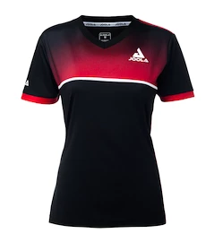 Dámske tričko Joola Lady Shirt Edge Black/Red