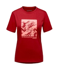 Dámske tričko Mammut Core T-Shirt Blood Red