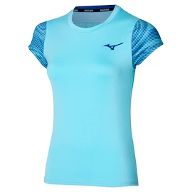 Dámske tričko Mizuno Charge Printed Tee Blue Glow