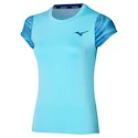 Dámske tričko Mizuno  Charge Printed Tee  Blue Glow M