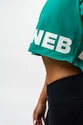 Dámske tričko Nebbia  Crop top tričko POWERHOUSE Zelená