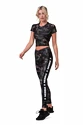Dámske tričko Nebbia Ocean Selected Crop top Active 568 volcanic black