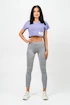 Dámske tričko Nebbia POWERHOUSE Oversized Crop Top 279 purple