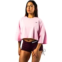 Dámske tričko Nebbia STRONG BEAUTY Oversized Cropped Tee JUST FLOW 431 pink M/L