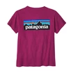 Dámske tričko Patagonia  P-6 Logo Responsibili Star Pink