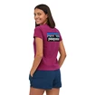 Dámske tričko Patagonia  P-6 Logo Responsibili Star Pink