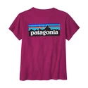 Dámske tričko Patagonia  P-6 Logo Responsibili Star Pink
