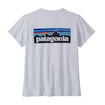 Dámske tričko Patagonia  P-6 Logo Responsibili White