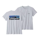 Dámske tričko Patagonia  P-6 Logo Responsibili White