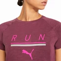 Dámske tričko Puma  Run 5K Logo Tee Grape Wine