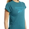 Dámske tričko Reebok Texture Logo modré
