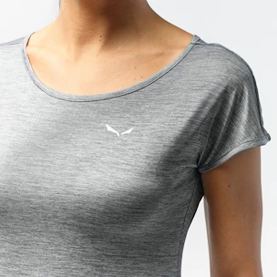Dámske tričko Salewa  Puez Melange Dry S/S Tee Rose Red Melange