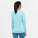 Dámske tričko Salomon Agile LS Tee Crystal Blue