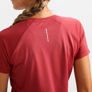 Dámske tričko Salomon  Cross Rebel SS Tee Earth Red