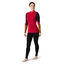 Dámske tričko Smartwool  W Intraknit Merino 200 Colorblck 1/4 Zip pomegranate
