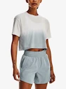 Dámske tričko Under Armour  DIP DYE CROP SS-GRY XL