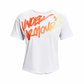 Dámske tričko Under Armour Live Chroma Graphic Tee-WHT