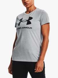 Dámske tričko Under Armour SPORTSTYLE LOGO SS-GRY