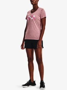Dámske tričko Under Armour  Tech Twist Graphic SSV-PNK XS