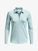 Dámske tričko Under Armour  Zinger MicroStripe LSPolo-BLU S