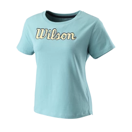 Dámske tričko Wilson Script Eco Cotton Tee W Reef