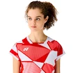 Dámske tričko Yonex  Women's Crew Neck Shirt 20850 Tango Red