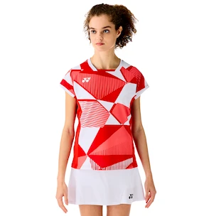 Dámske tričko Yonex  Women's Crew Neck Shirt 20850 Tango Red