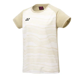 Dámske tričko Yonex Women's Crew Neck Shirt YW0050 Ice Beige