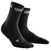 Dámske zimné bežecké ponožky CEP šedo-čierne