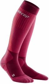 Dámske zimné kompresné ponožky CEP Red