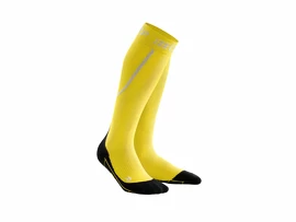 Dámske zimné kompresné ponožky CEP Yellow/Black