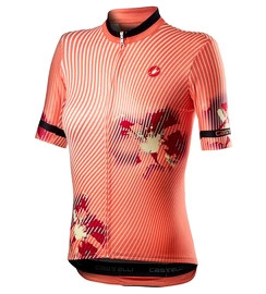 Dámsky cyklistický dres Castelli Primavera Jersey Peach Echo