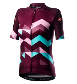 Dámsky cyklistický dres Castelli Unlimited W Jersey Sangria