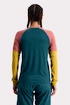 Dámsky cyklistický dres Mons Royale  Tarn Freeride LS Wind Jersey Deep Teal