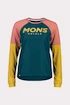 Dámsky cyklistický dres Mons Royale  Tarn Freeride LS Wind Jersey Deep Teal