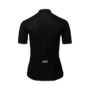 Dámsky cyklistický dres POC  W's Essential Road Logo Jersey Uranium Black