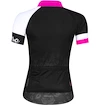 Dámsky cyklistický dres s krátkym rukávom Force Rose čierno-ružový