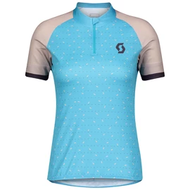 Dámsky cyklistický dres Scott Endurance 30 S/Sl Breeze Blue/Blush Pink