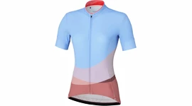 Dámsky cyklistický dres Shimano Sumire Jersey Blue/Orange