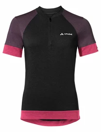 Dámsky cyklistický dres VAUDE Altissimo Q-Zip Shirt Black