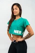 Dámsky top Nebbia POWERHOUSE Oversized Crop Top 279 green