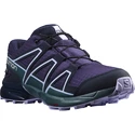 Detská bežecká obuv Salomon Speedcross CSWP Grape Wine/Mallard Blue