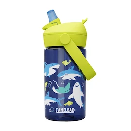 Detská fľaša Camelbak Thrive Flip Straw Kids 0,4l Shark and Rays