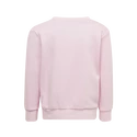 Detská mikina adidas  Essentials 3-Stripes Crew Neck Clear Pink