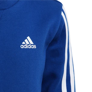 Detská mikina adidas  Essentials 3-Stripes Crew Neck Royal Blue 104 cm