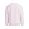 Detská mikina adidas  Graphic Crew Neck Clear Pink