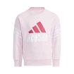 Detská mikina adidas  Graphic Crew Neck Clear Pink