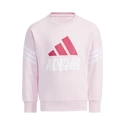 Detská mikina adidas  Graphic Crew Neck Clear Pink